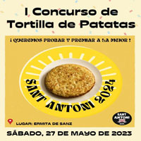 Primer concurso de Tortillas de Patatas de la Comissió de Festes de Sant Antoni
